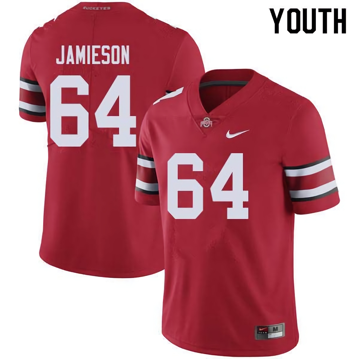 Jack Jamieson Ohio State Buckeyes Youth NCAA #64 Nike Red College Stitched Football Jersey BXN5256NH